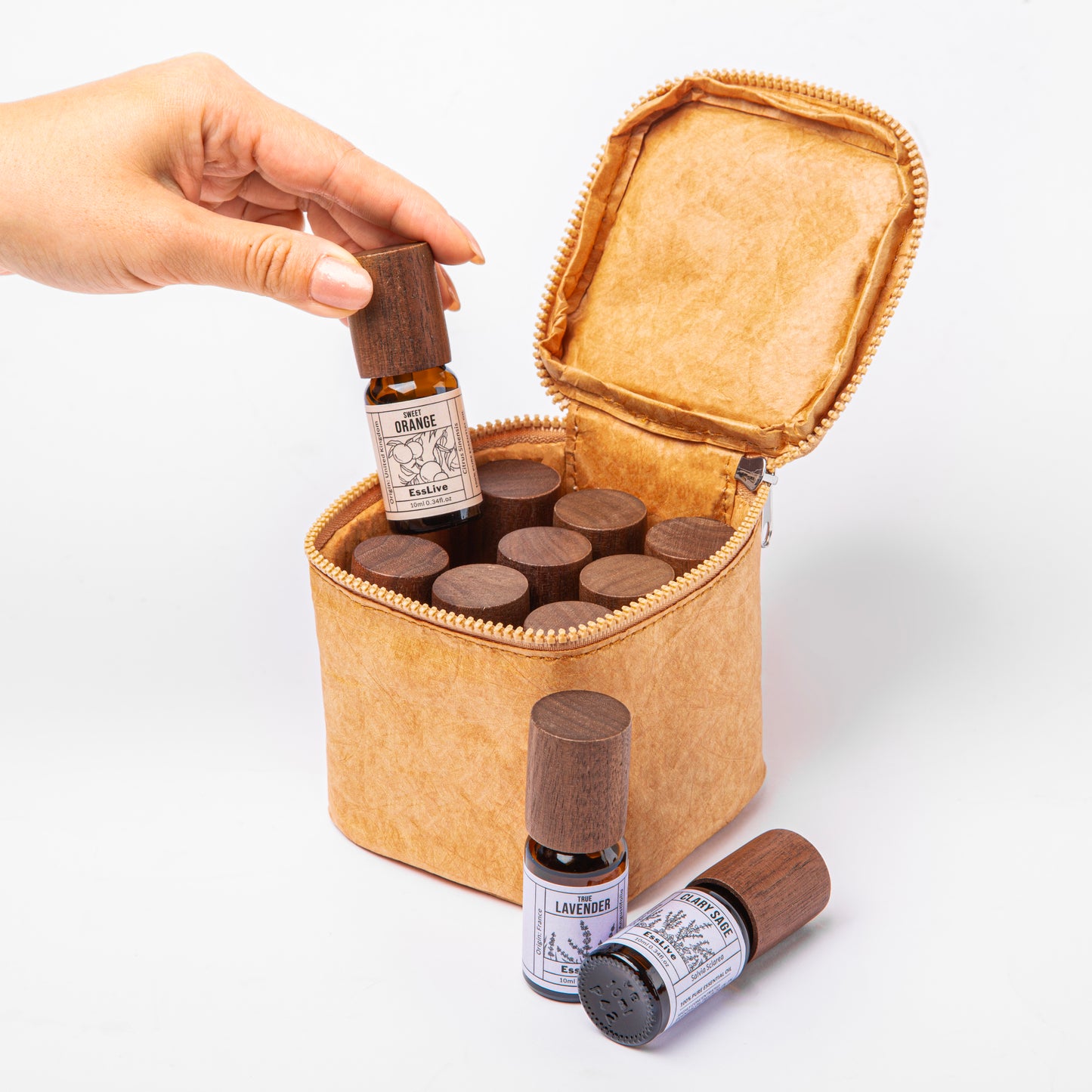 Essential Oil Storage Case | Lightweight Tyvek® Storage Bag