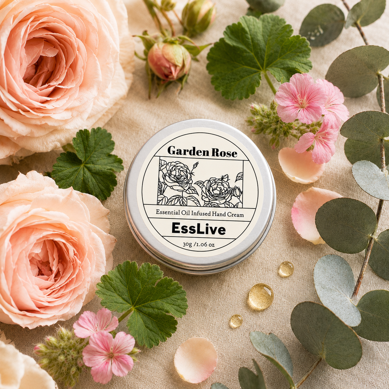Nature Shea Butter  Hand Cream | Garden Rose